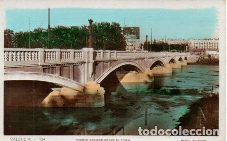 Postcards: POSTAL PV03528: Puente Aragon sobre el Turia, Valencia - NULL