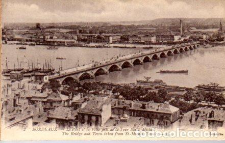 Postcards: POSTAL PV03572: Le Pont et la Ville pris de la Tour Saint Michel, Bordeaux - NULL