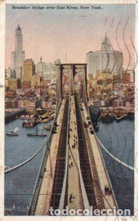 Cartoline: POSTAL PV04118: Brooklyn Bridge over East River, New York