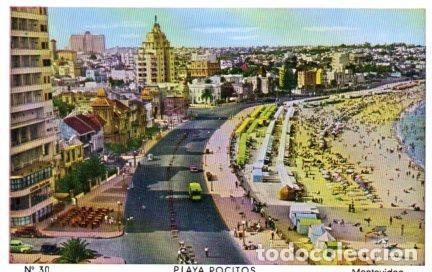 Postales: POSTAL PV03861: Playa Pocitos, Montevideo - Foto 1