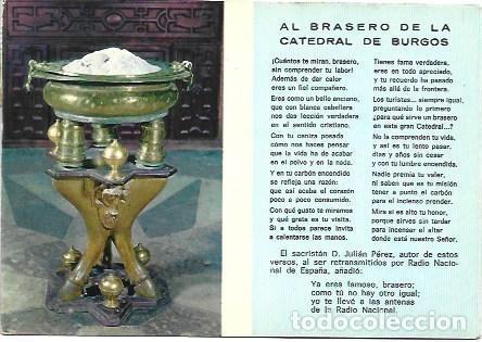 Postales: POSTAL L00816: Brasero de la Catedral de Burgos - NULL