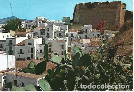 Postales: POSTAL L00889: Barrio de la Pe&ntilde;a en Ibiza - Foto 1