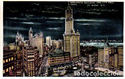 Cartoline: POSTAL PV03943: Woolworth Building and City Hall, New York - NULL