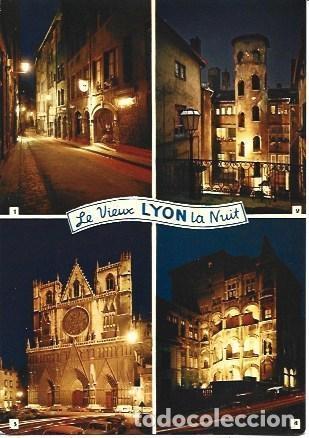Postales: POSTAL L00761: Lyon de noche - Foto 1