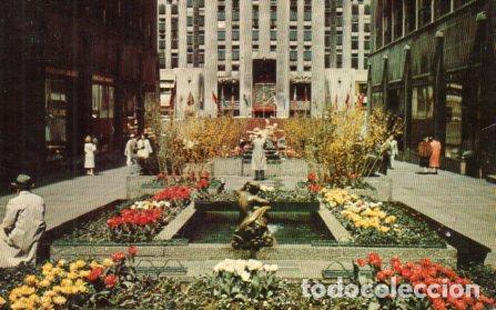 Postkarten: POSTAL PV04335: Channel Gardens, Rockefeller Center. New York - NULL