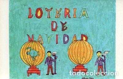 Cartoline: POSTAL PV04858: Loteria Nacional, El Gordo enjaulado A. Perez