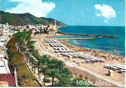Postales: POSTAL L02411: Playa de Oro en Sitges - Foto 1