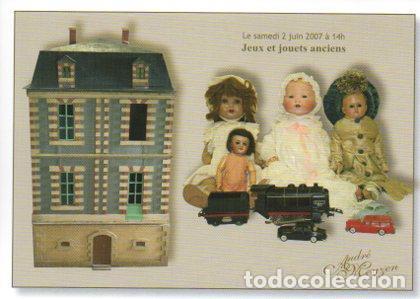 Postkarten: POSTAL PV05022: Publicidad Jeux et jouets anciens, Hotel des Ventes, Narbonne