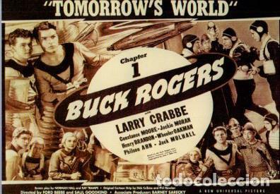 Postcards: POSTAL PV05628: Buck Rogers chapter 1 with Larry Crabbe - NULL