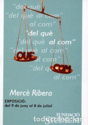 Postales: POSTAL PV05834: Exposicio Merce Ribera a Fundacio Studium, Girona - NULL