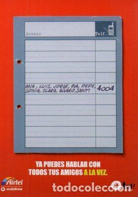 Postales: POSTAL PV05821: Publicidad Qtal de Airtel - NULL