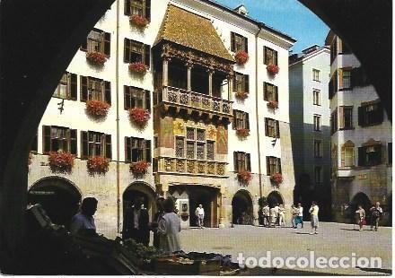 Postcards: POSTAL L01943: El Goldene Dachl en Innsbruck, Austria