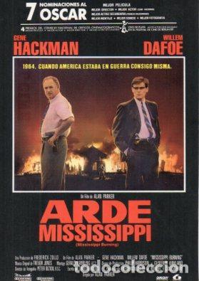 Postales: POSTAL PV05331: Publicidad pelicula Arde Mississippi Gene Hackman