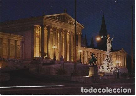 Postales: POSTAL L01947: Viena. Parlamento de noche - Foto 1