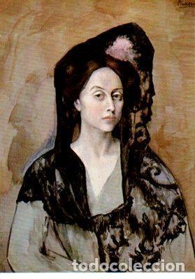 Postales: POSTAL PV05434: Retrato de la Sra. Canals por Picasso