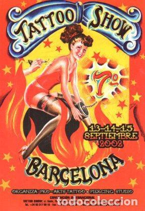 Cartoline: POSTAL PV05593: Tattoo Show Barcelona septiembre 2002 - NULL