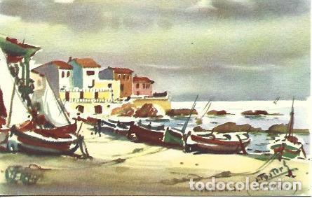 Postkarten: POSTAL A3838: J. Fruitos. Calella, playa - NULL