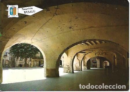 Postales: POSTAL A4031: Arco de la Plaza Mayor de Besalu, Girona - NULL