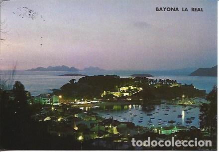 Postkarten: POSTAL A4015: Vista nocturna de Bayona la Real, Pontevedra - NULL