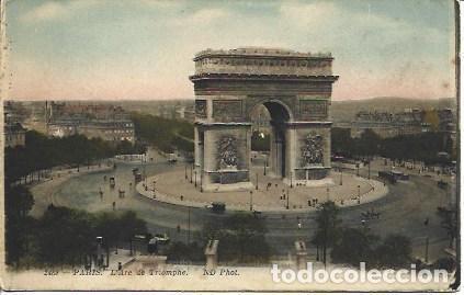 Postales: POSTAL A3507: Foto de ND del Arco del Triunfo de Paris