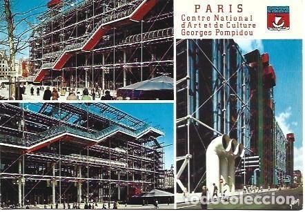 Postales: POSTAL L03112: Centro Pompidou en Paris - Foto 1