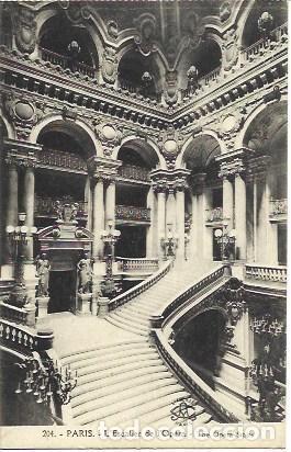 Postales: POSTAL A3565: Paris. Escalera de la Opera - Foto 1
