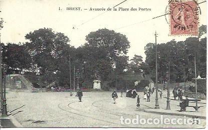 Postkarten: POSTAL A4479: Place des Portes en Brest