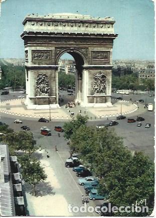 Postales: POSTAL A4787: Paris. Arco del Triunfo - Foto 1
