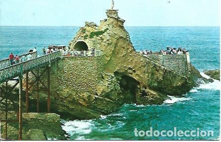 Postales: POSTAL A4727: Roca de la Virgen en Biarritz - Foto 1