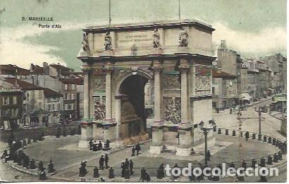 Postales: POSTAL A4650: Marsella. Puerta de Aix - Foto 1