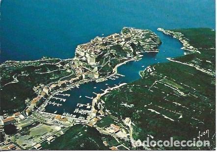 Postkarten: POSTAL A4728: Vista aerea de Bonifacio, Corcega