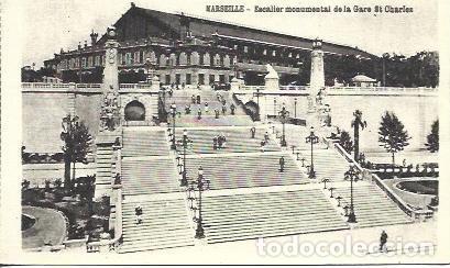 Cartoline: POSTAL A4632: Escalera Monumental en Marsella - NULL