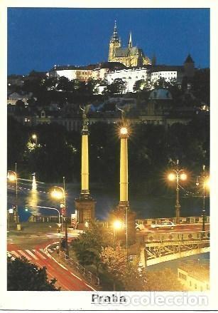 Postales: POSTAL L02998: Praga. Vistanocturna - Foto 1
