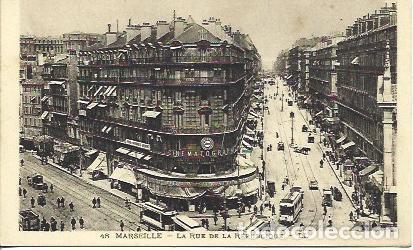 Cartoline: POSTAL A4658: Marsella. Rue de la Republique - NULL