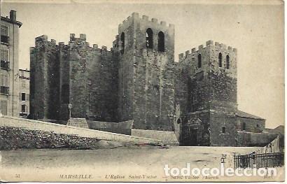Postkarten: POSTAL A4631: Iglesia Saint Victor en Marsella - NULL