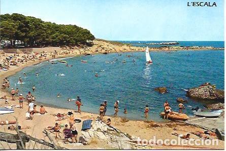 Postales: POSTAL A4247: Playa de Ampurias en LEscala - Foto 1