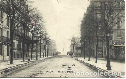 Postales: POSTAL A4408: Boulevard en Dijon, Francia - Foto 1