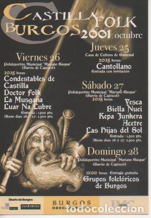 Postkarten: Postal E06989: Cstillafolk. Burgos 2001 Octubre - Varios