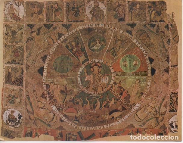 Postkarten: Postal E06677: Girona, Tresor de la Catedral. El famos tapis de la Creaci&oacute; (segle XI-XII) - Varios