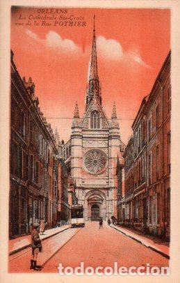 Postcards: POSTAL PV06517: Orleans. La Cathedrale Ste. Croix vue de la Rue Pothier - NULL