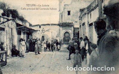 Postkarten: POSTAL PV06942: Tetuan, la Juderia. Calle principal del Comercio hebreo - NULL