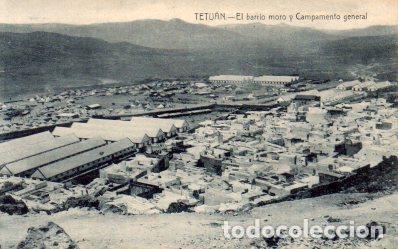 Postales: POSTAL PV06939: Tetuan, el barrio moro y Campamento general - NULL