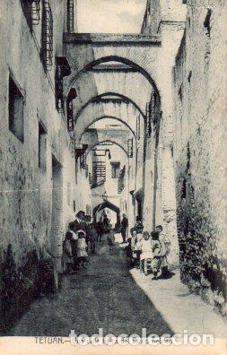 Postkarten: POSTAL PV06951: Tetuan, una calle tipica del barrio hebreo - NULL