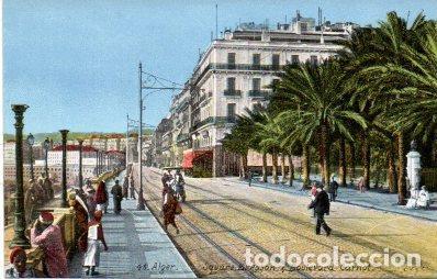 Postkarten: POSTAL PV06957: Alger, Square Bresson & Boulevard Carnot - NULL