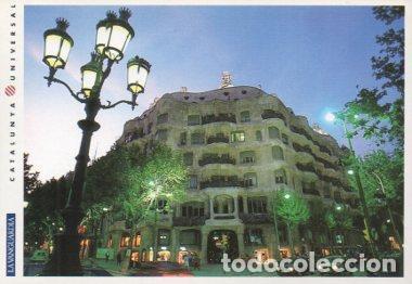 Cartes Postales: POSTAL PV06853: La Pedrera vista nocturna en Barcelona (ver descripcion) - NULL