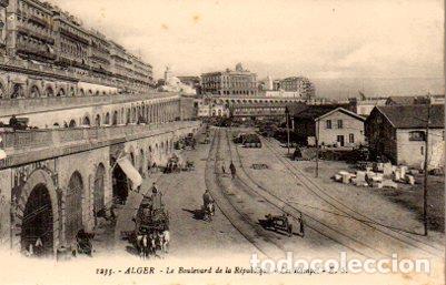 Postkarten: POSTAL PV06462: Alger. Le Boulevard de la Republique, Les Rampes - NULL