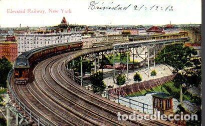 Cartoline: POSTAL PV06010: Elevated Railway, New York - NULL