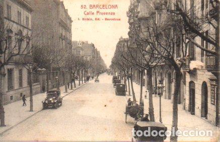 Cartoline: POSTAL PV06332: Vista Calle Provenza de Barcelona - NULL