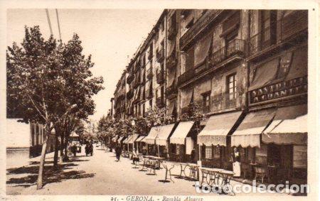 Postales: POSTAL PV06284: Rambla Alvarez en Gerona - Foto 1