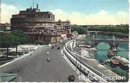Postales: POSTAL A5084: Puente y Castillo de Sant Angelo en Roma - Foto 1